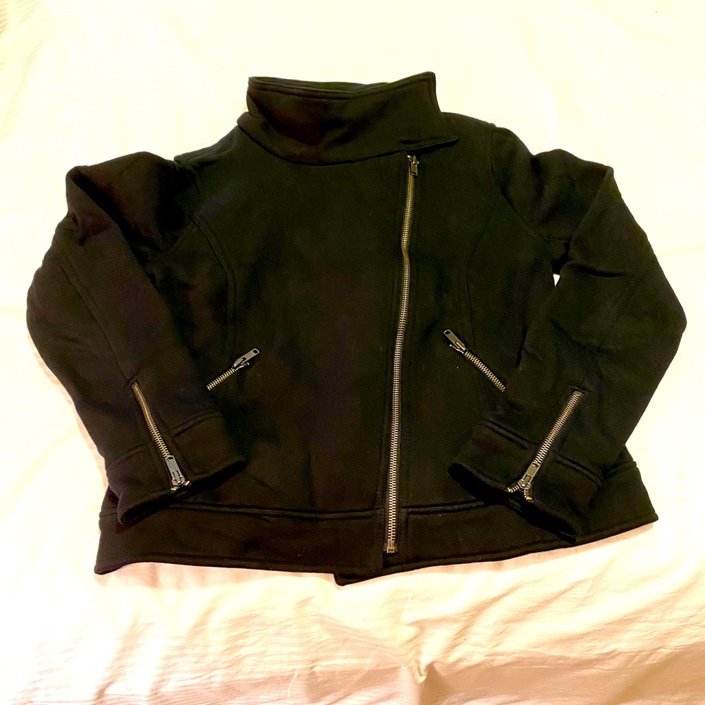 GAP Moto Sweatshirt Jacket.